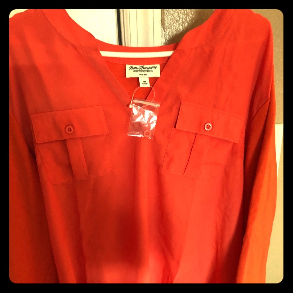 Blouse orange women